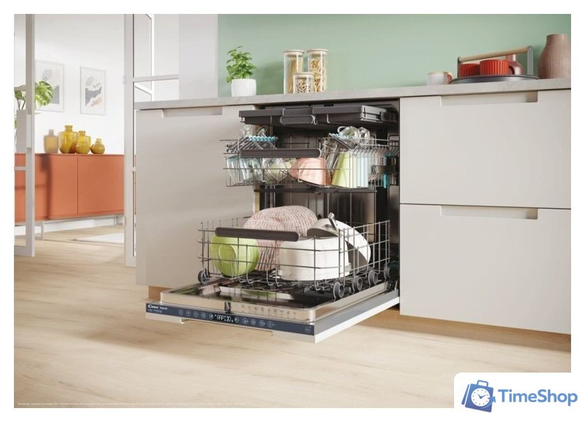 Встраиваемая посудомоечная машина Candy RapidO CI 6B4S1PSA1 - Изображение №33 — Интернет-магазин Time-Shop