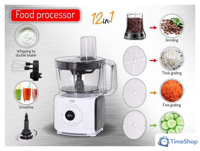 Кухонный комбайн Adler AD 4224 - Изображение №13 — Интернет-магазин Time-Shop