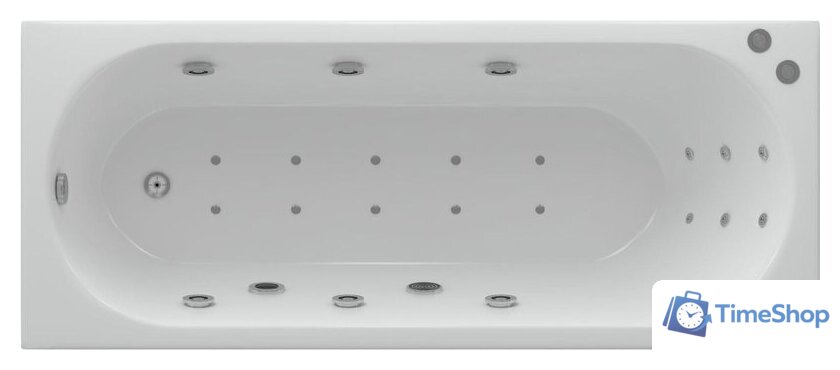 Ванна Aquatek Оберон 170x70 без гидромассажа (слив справа) - Изображение №1 — Интернет-магазин Time-Shop