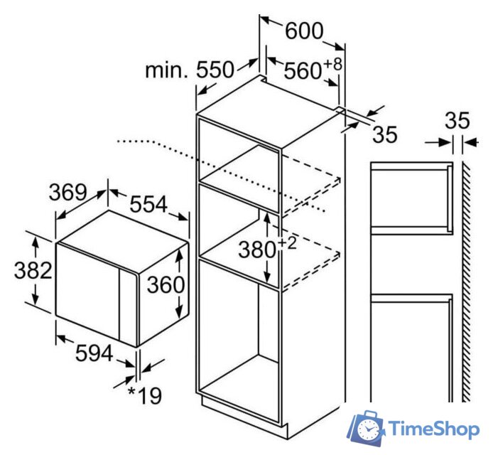 Микроволновая печь Bosch Serie 6 BEL454MB1F - Изображение №3 — Интернет-магазин Time-Shop