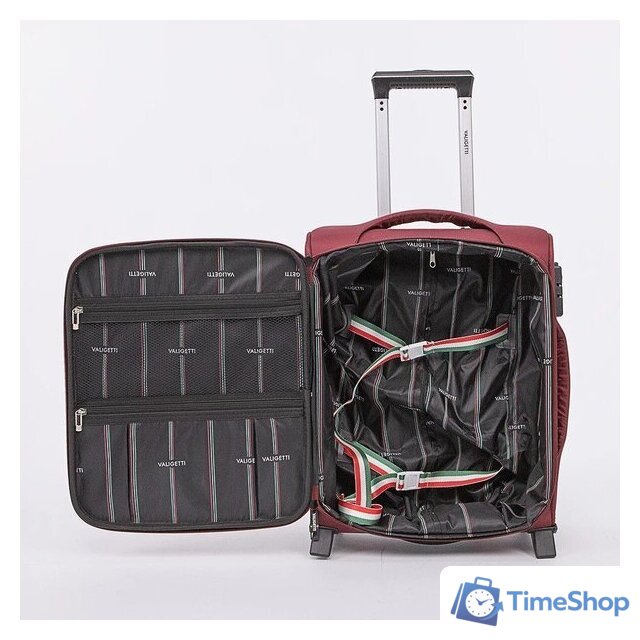 Чемодан VALIGETTI 227-A151/3-20BRD (бордовый) - Изображение №5 — Интернет-магазин Time-Shop