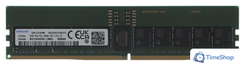 Оперативная память Samsung 32ГБ DDR5 5600 МГц M321R4GA0PB0-CWM - Изображение №1 — Интернет-магазин Time-Shop