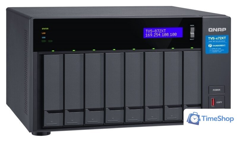 Сетевой накопитель QNAP TVS-872XT-i5-16G - Изображение №7 — Интернет-магазин Time-Shop