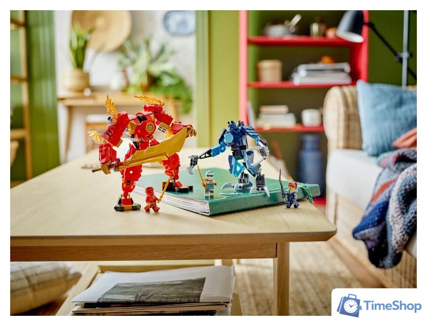Конструктор LEGO Ninjago 71808 Стихийный огненный робот Кая - Изображение №8 — Интернет-магазин Time-Shop