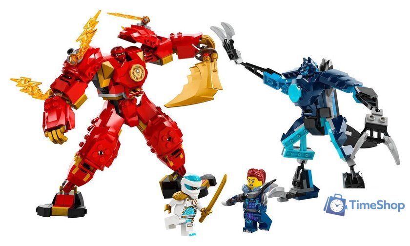 Конструктор LEGO Ninjago 71808 Стихийный огненный робот Кая - Изображение №4 — Интернет-магазин Time-Shop
