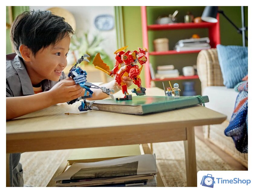 Конструктор LEGO Ninjago 71808 Стихийный огненный робот Кая - Изображение №6 — Интернет-магазин Time-Shop