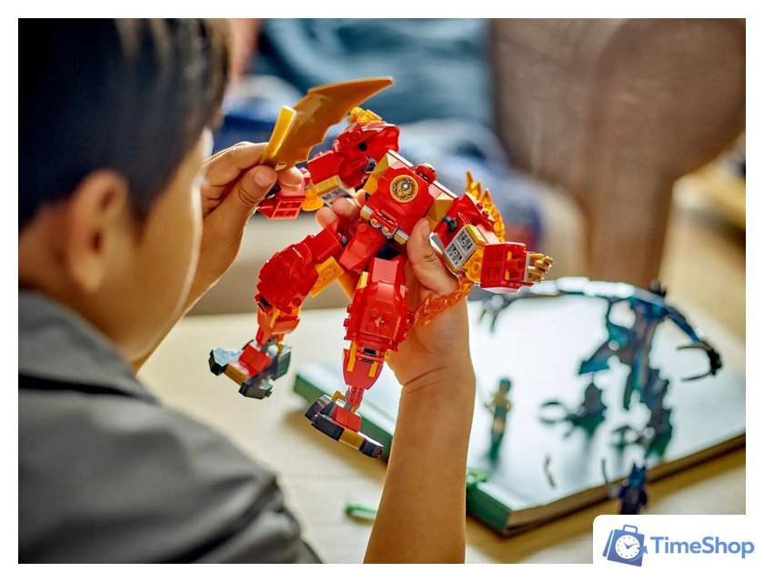 Конструктор LEGO Ninjago 71808 Стихийный огненный робот Кая - Изображение №7 — Интернет-магазин Time-Shop