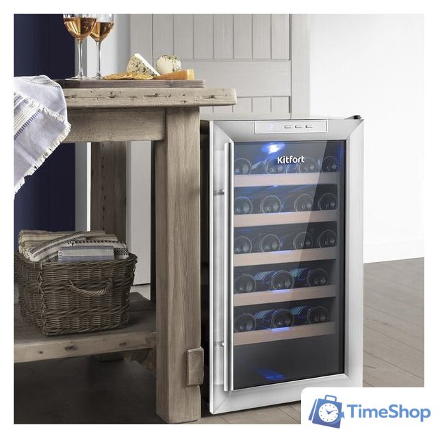 Винный шкаф Kitfort KT-2409 - Изображение №5 — Интернет-магазин Time-Shop