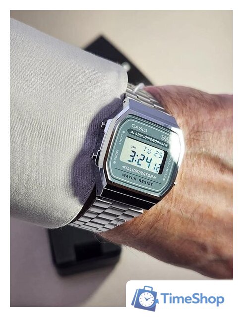 Наручные часы Casio A-168WA-3A - Изображение №3 — Интернет-магазин Time-Shop