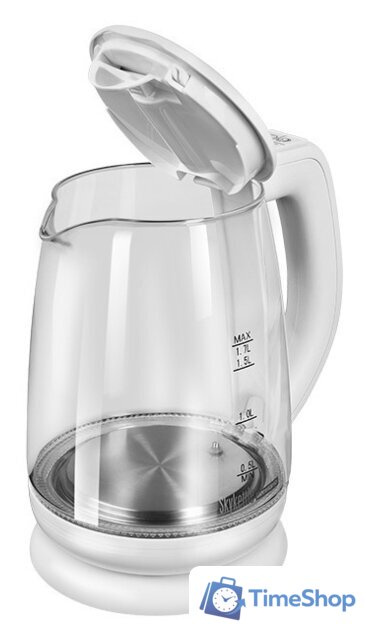 Электрический чайник Redmond (Редмонд) SkyKettle RK-G212S (белый) - Изображение №5 — Интернет-магазин Time-Shop