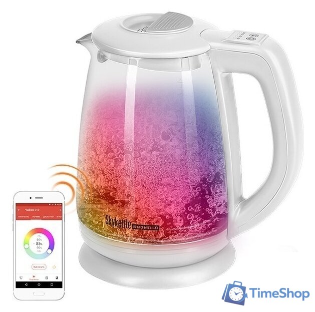 Электрический чайник Redmond (Редмонд) SkyKettle RK-G212S (белый) - Изображение №1 — Интернет-магазин Time-Shop