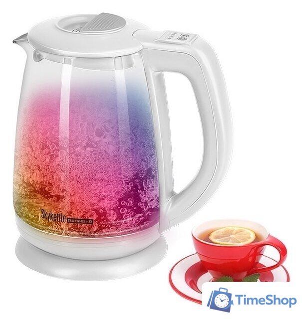 Электрический чайник Redmond (Редмонд) SkyKettle RK-G212S (белый) - Изображение №2 — Интернет-магазин Time-Shop