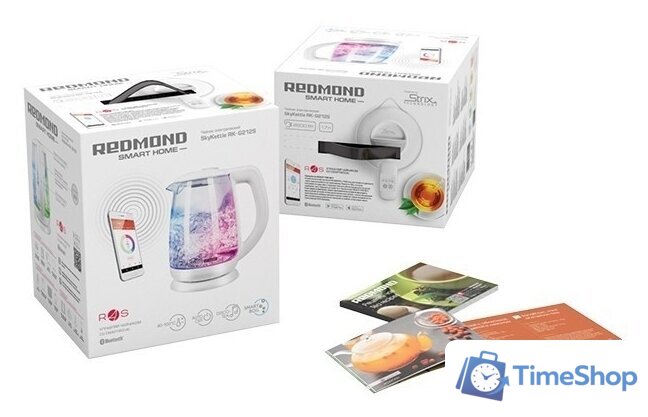 Электрический чайник Redmond (Редмонд) SkyKettle RK-G212S (белый) - Изображение №12 — Интернет-магазин Time-Shop