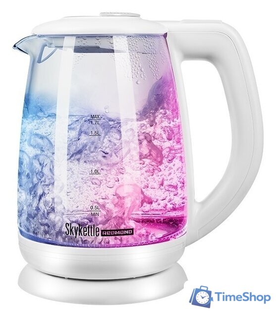 Электрический чайник Redmond (Редмонд) SkyKettle RK-G212S (белый) - Изображение №3 — Интернет-магазин Time-Shop