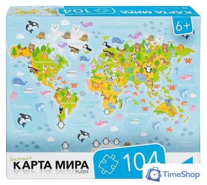 Пазл Dream Makers Карта мира RI1003C - Изображение №2 — Интернет-магазин Time-Shop