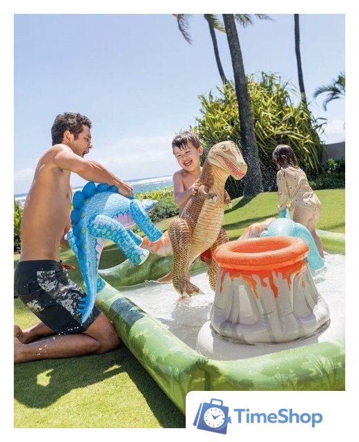 Игровой центр  Intex Приключения Юрского периода 56132 (200х200 см) - Изображение №6 — Интернет-магазин Time-Shop