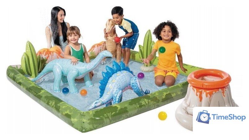 Игровой центр  Intex Приключения Юрского периода 56132 (200х200 см) - Изображение №5 — Интернет-магазин Time-Shop