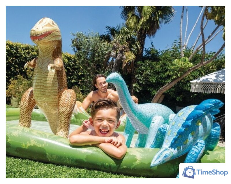 Игровой центр  Intex Приключения Юрского периода 56132 (200х200 см) - Изображение №8 — Интернет-магазин Time-Shop