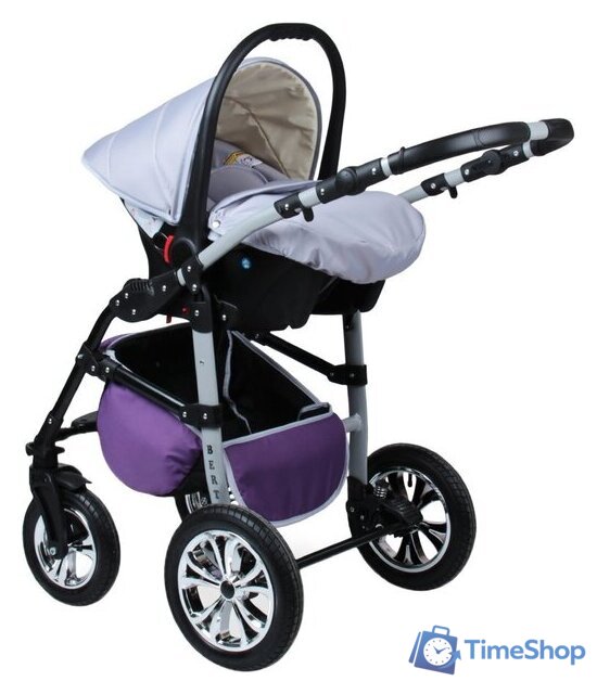 Универсальная коляска Alis Berta F (3 в 1, Be 02) - Изображение №8 — Интернет-магазин Time-Shop