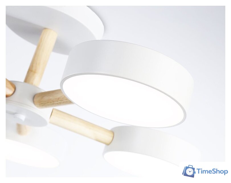 Припотолочная люстра Ambrella light FL4825/5 WH - Изображение №6 — Интернет-магазин Time-Shop
