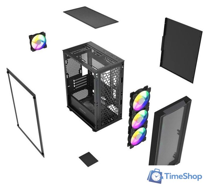 Корпус Powercase Mistral Micro EM19 CMMEM19B-A4 - Изображение №8 — Интернет-магазин Time-Shop