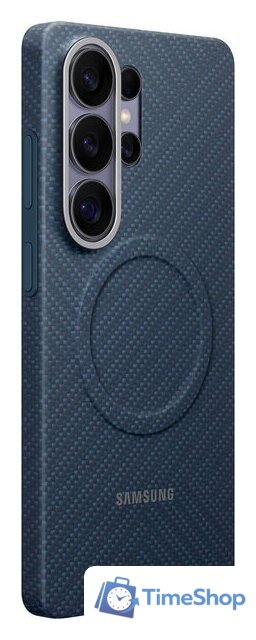 Чехол для телефона Samsung Carbon Magnet Case для Samsung Galaxy S26 Ultra (темно-синий) - Изображение №4 — Интернет-магазин Time-Shop