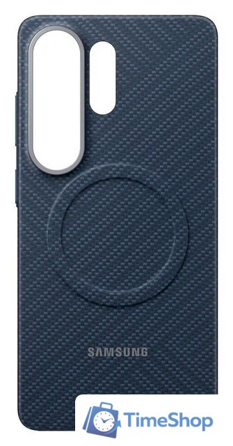 Чехол для телефона Samsung Carbon Magnet Case для Samsung Galaxy S26 Ultra (темно-синий) - Изображение №1 — Интернет-магазин Time-Shop