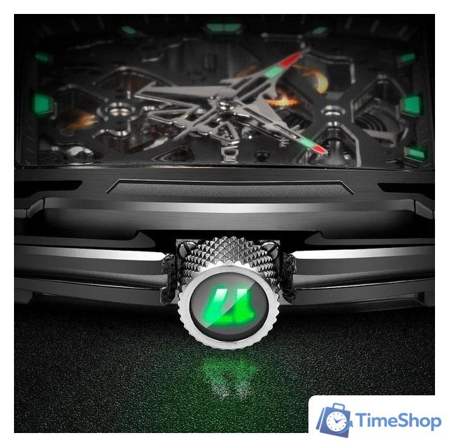 Наручные часы CIGA Design Aircraft Carrier Z061-IPTI-W5BK - Изображение №6 — Интернет-магазин Time-Shop