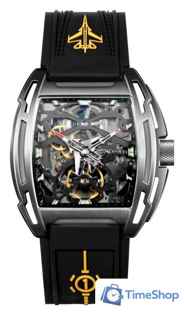 Наручные часы CIGA Design Aircraft Carrier Z061-IPTI-W5BK - Изображение №1 — Интернет-магазин Time-Shop