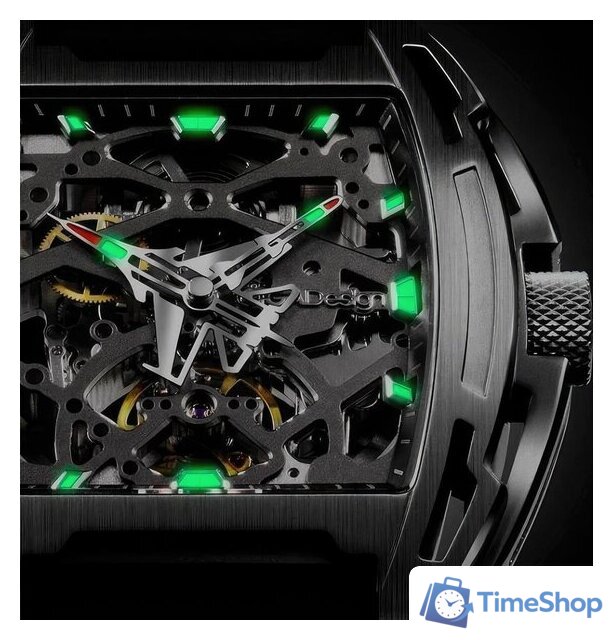 Наручные часы CIGA Design Aircraft Carrier Z061-IPTI-W5BK - Изображение №5 — Интернет-магазин Time-Shop