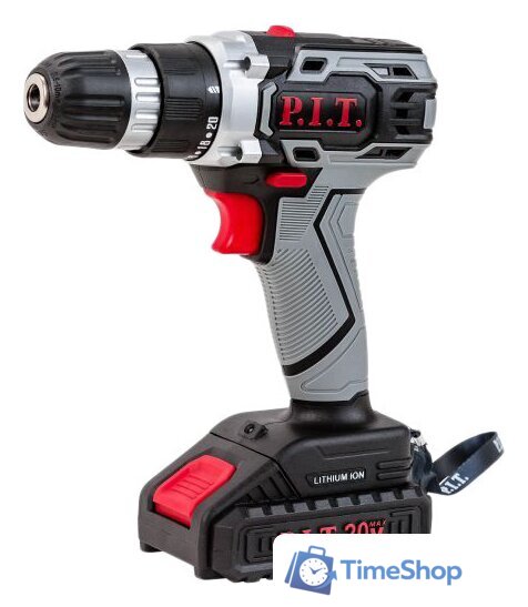 Дрель-шуруповерт P.I.T. PSR18-D3 Promo (с 1-им АКБ, набор оснастки) - Изображение №1 — Интернет-магазин Time-Shop