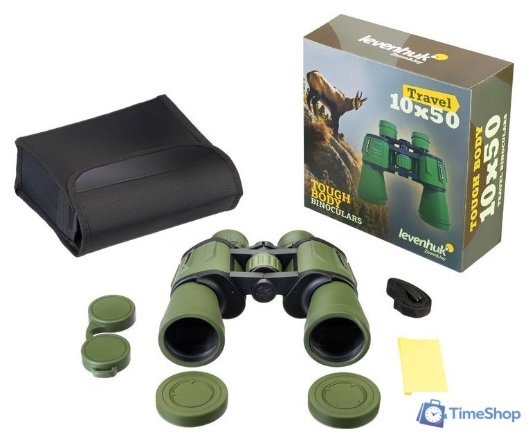 Бинокль Levenhuk Travel 10x50 79575 - Изображение №4 — Интернет-магазин Time-Shop