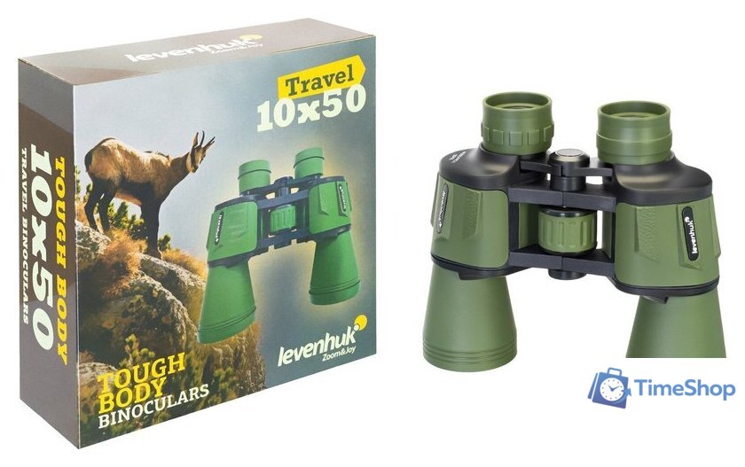 Бинокль Levenhuk Travel 10x50 79575 - Изображение №11 — Интернет-магазин Time-Shop