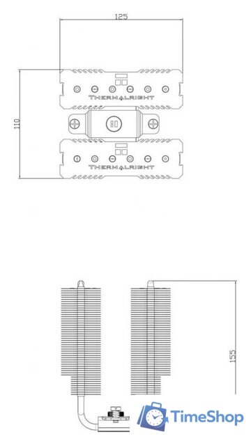Кулер для процессора Thermalright Peerless Assassin 120 SE V3 - Изображение №9 — Интернет-магазин Time-Shop
