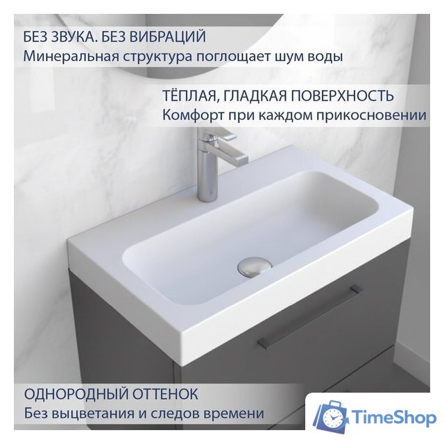 Умывальник Lauter Miletta 2161351PW (Pure White) - Изображение №3 — Интернет-магазин Time-Shop