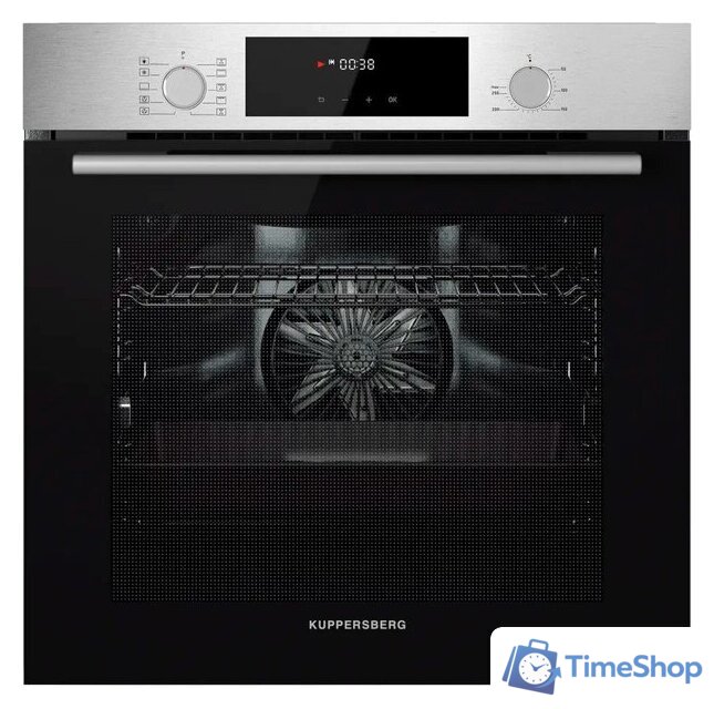 Электрический духовой шкаф KUPPERSBERG HF 609 BX - Изображение №1 — Интернет-магазин Time-Shop