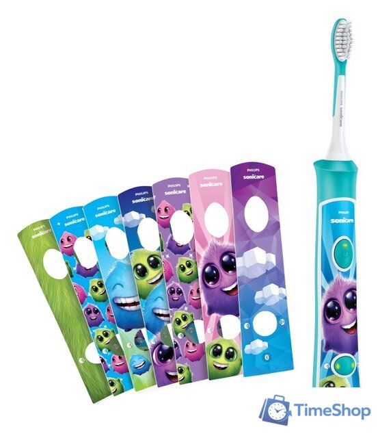 Электрическая зубная щетка Philips Sonicare For Kids [HX6322/04] - Изображение №8 — Интернет-магазин Time-Shop