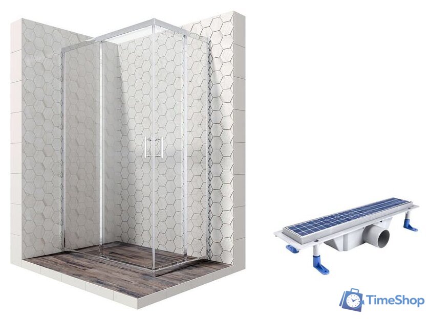 Душевой уголок Ambassador Set 14011101-ST1 - Изображение №1 — Интернет-магазин Time-Shop