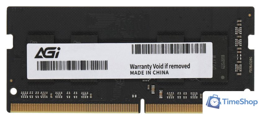 Оперативная память AGI 8ГБ DDR4 SODIMM 3200 МГц AGI320008SD138 - Изображение №1 — Интернет-магазин Time-Shop