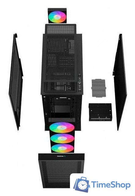 Корпус DeepCool CH560 Digital Black R-CH560-BKAPE4D-G-1 - Изображение №14 — Интернет-магазин Time-Shop