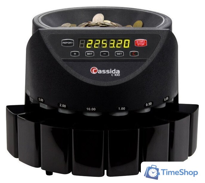 Счетчик монет Cassida С100 черный - Изображение №1 — Интернет-магазин Time-Shop