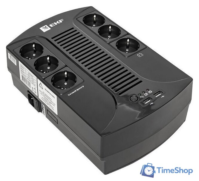 Источник бесперебойного питания EKF E-Power Home 800 ВА Proxima SSW-800 - Изображение №3 — Интернет-магазин Time-Shop