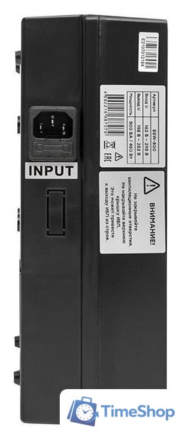 Источник бесперебойного питания EKF E-Power Home 800 ВА Proxima SSW-800 - Изображение №5 — Интернет-магазин Time-Shop