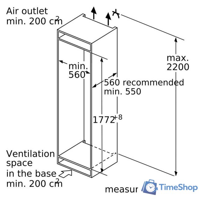 Однокамерный холодильник Bosch Serie 6 KIR81AFE0 - Изображение №7 — Интернет-магазин Time-Shop