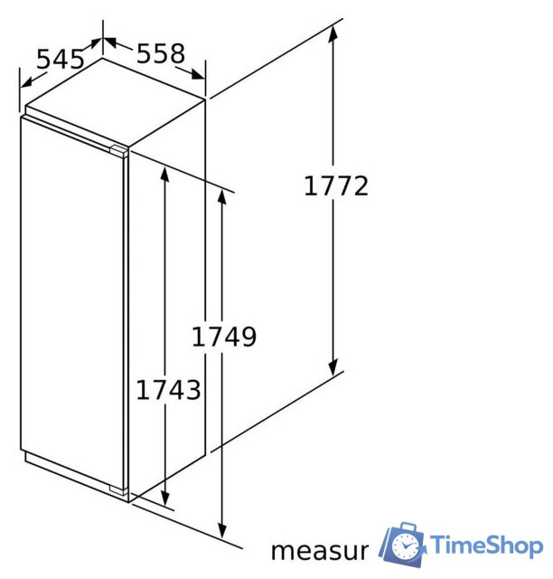 Однокамерный холодильник Bosch Serie 6 KIR81AFE0 - Изображение №6 — Интернет-магазин Time-Shop
