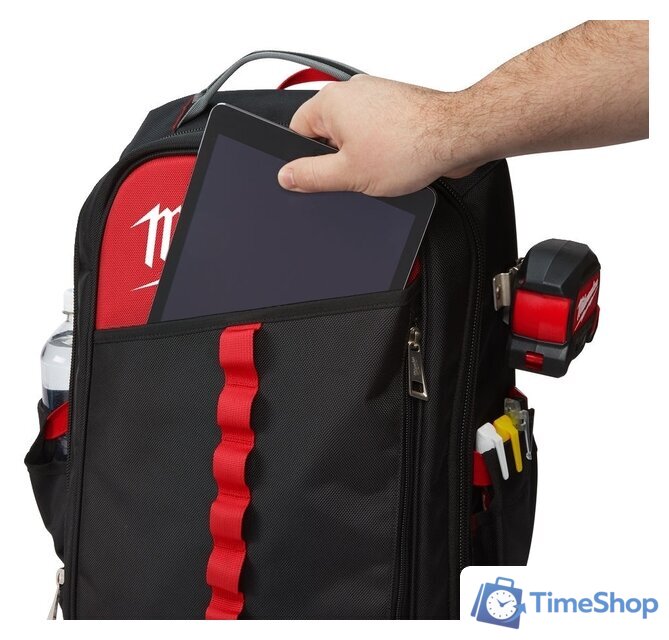 Рюкзак для инструментов Milwaukee Low Profile Backpack 4932464834 - Изображение №4 — Интернет-магазин Time-Shop