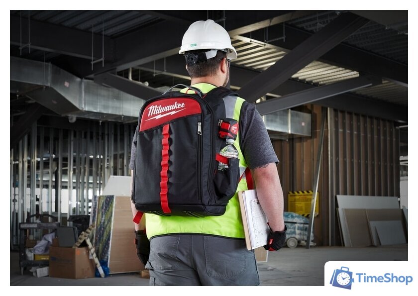 Рюкзак для инструментов Milwaukee Low Profile Backpack 4932464834 - Изображение №9 — Интернет-магазин Time-Shop