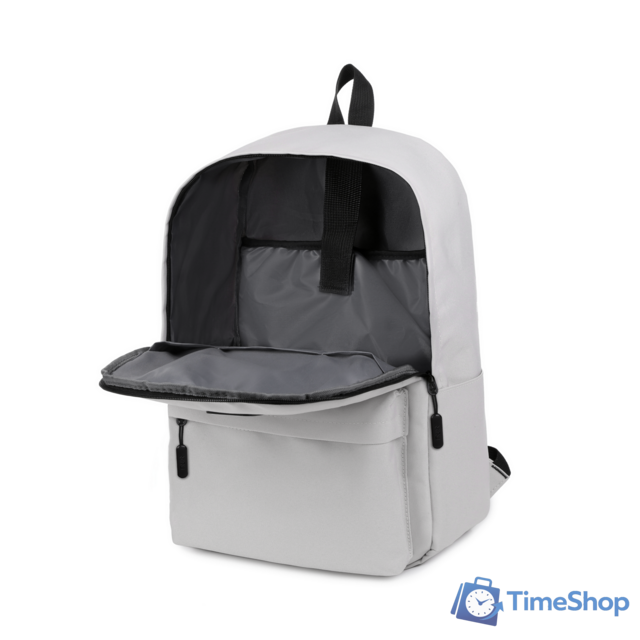 Городской рюкзак Miru City Extra Backpack 15.6 (светло-серый) - Изображение №2 — Интернет-магазин Time-Shop