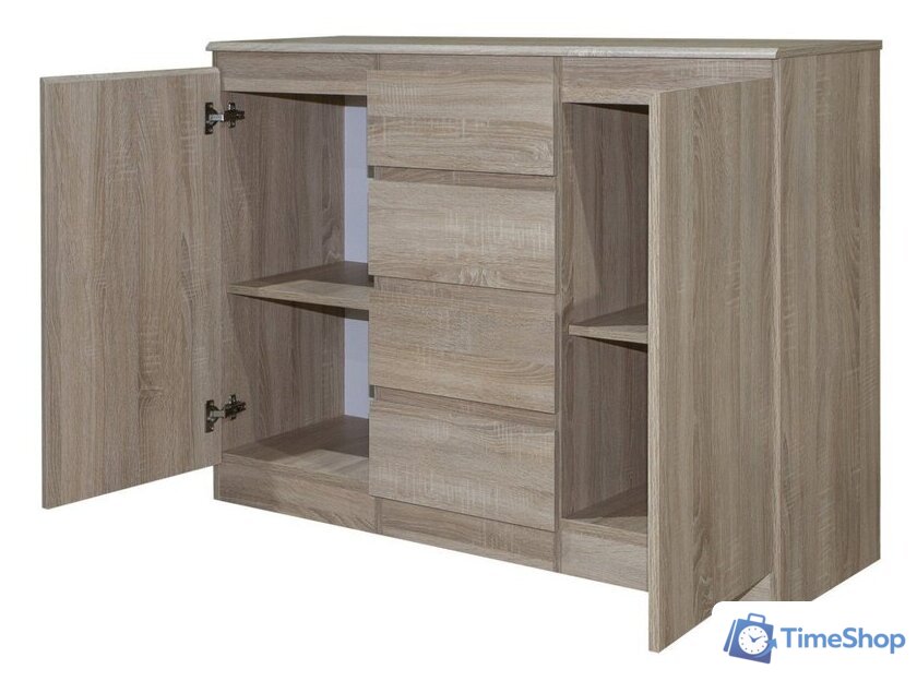Тумба Евва Турин ТР-2D4S/S (дуб сонома) - Изображение №1 — Интернет-магазин Time-Shop