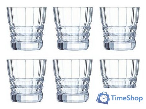 Набор стаканов для виски Cristal d'Arques Architecte Q4353 - Изображение №1 — Интернет-магазин Time-Shop